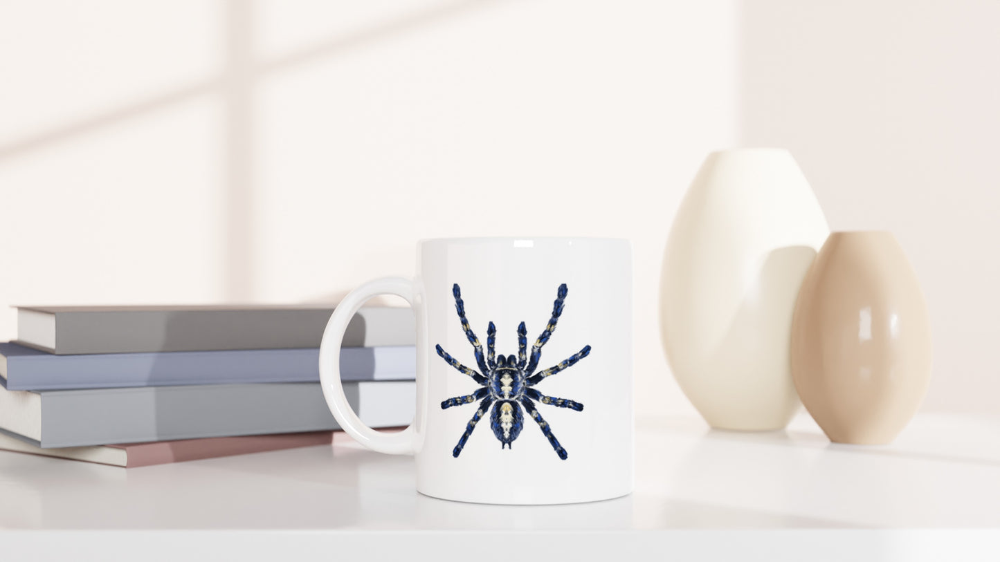 Gooty Sapphire Tarantula, Poecilotheria Metallica, Ceramic Graphic Mug