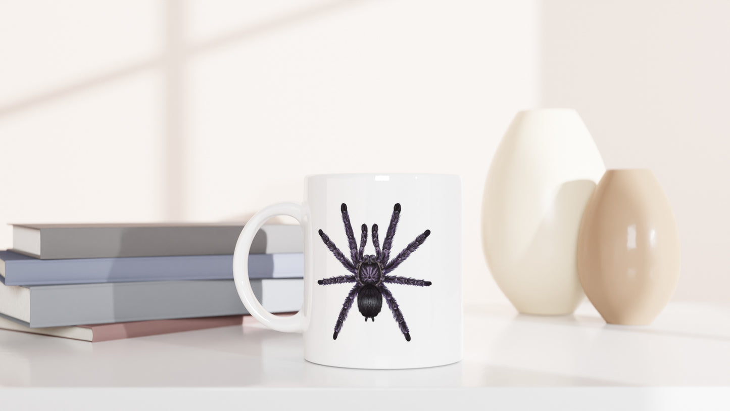 Purple Pinktoe Tarantula, Avicularia Purpurea, Ceramic Graphic Mug