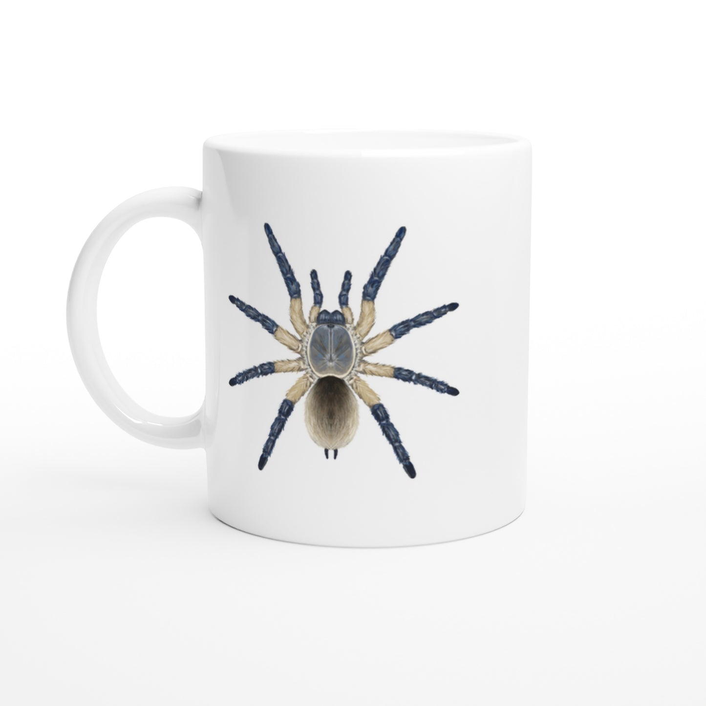 Socotra Island Blue Baboon Tarantula, Monocentropus Balfouri, Ceramic Graphic Mug