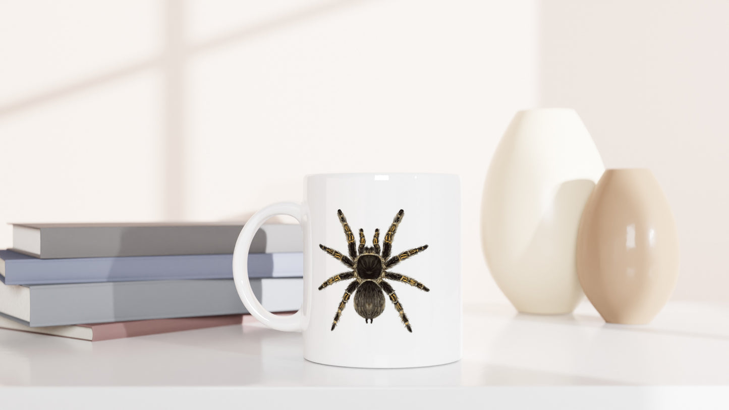 Chaco Golden Knee Tarantula, Grammostola Pulchripes, Ceramic Graphic Mug