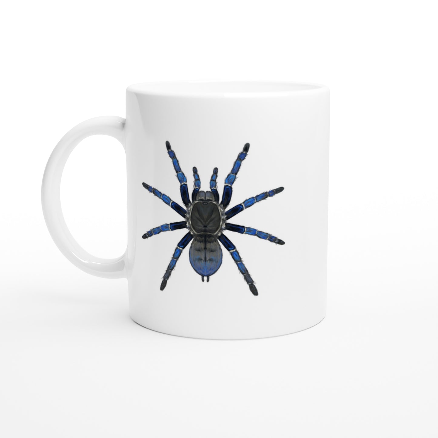 Cobalt Blue Tarantula, Cyriopagopus Lividus, Ceramic Graphic Mug