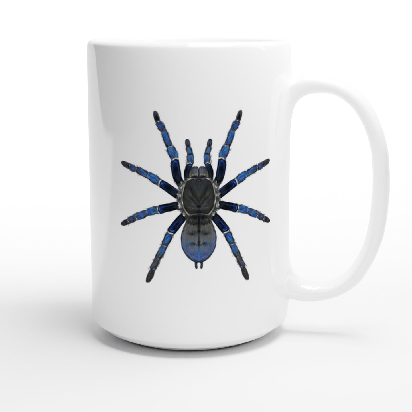 Cobalt Blue Tarantula, Cyriopagopus Lividus, Ceramic Graphic Mug