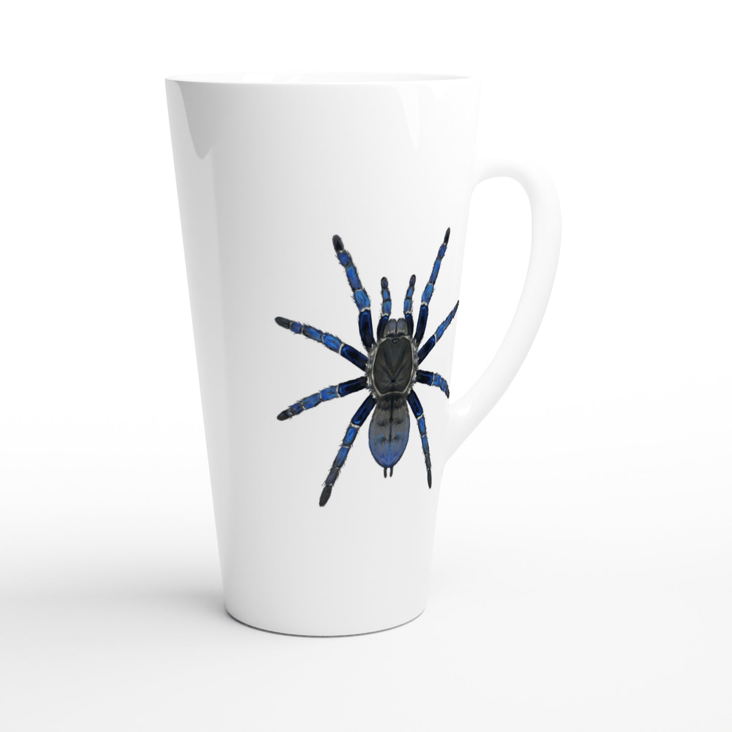 Cobalt Blue Tarantula, Cyriopagopus Lividus, Ceramic Graphic Mug