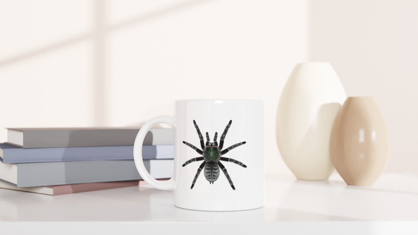 Emerald Shadow Tree Tarantula, Cyriopagopus Sp Valhalla, Ceramic Graphic Mug