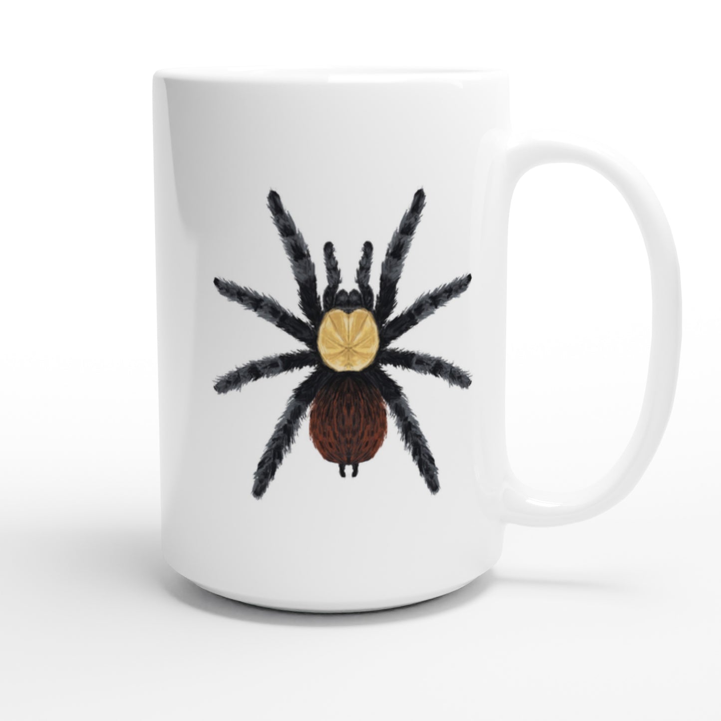 Golden Red Rump Tarantula, Brachypelma Albiceps, Ceramic Graphic Mug