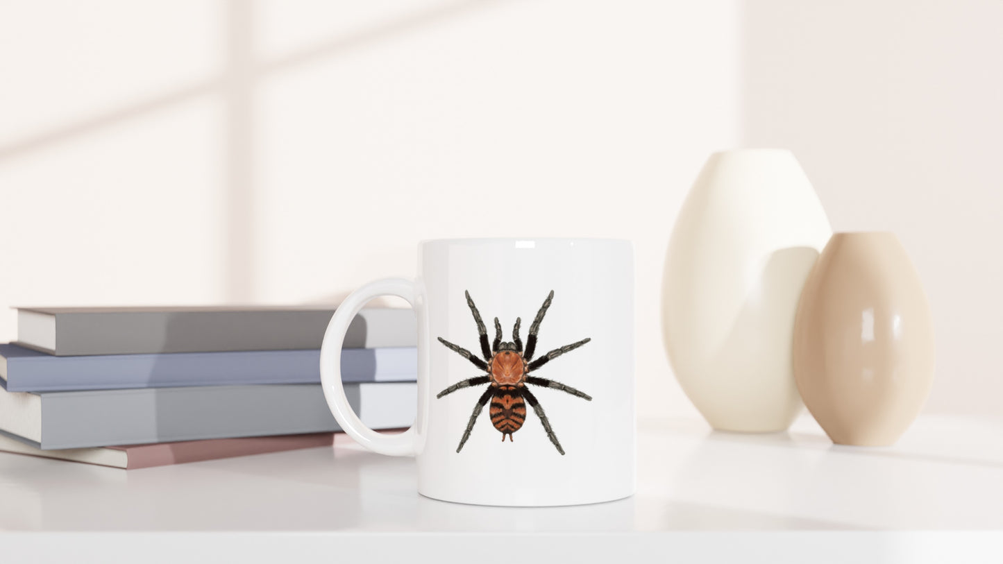 Guatemalan Tiger Rump Tarantula, Davus Pentaloris, Ceramic Graphic Mug