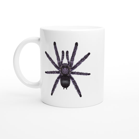 Purple Pinktoe Tarantula, Avicularia Purpurea, Ceramic Graphic Mug