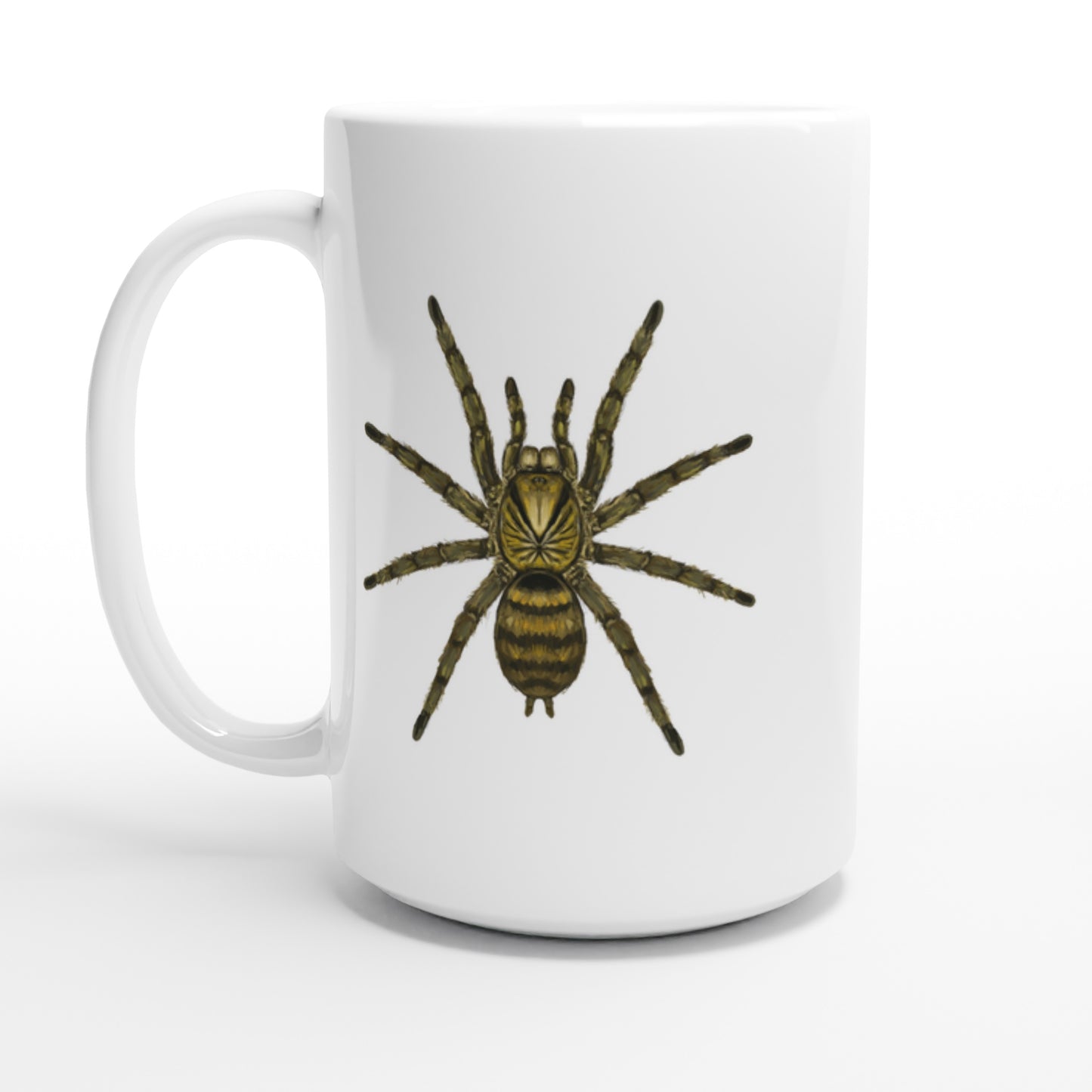 Trinidad Olive Tarantula, Neoholothele Incei, Ceramic Graphic Mug