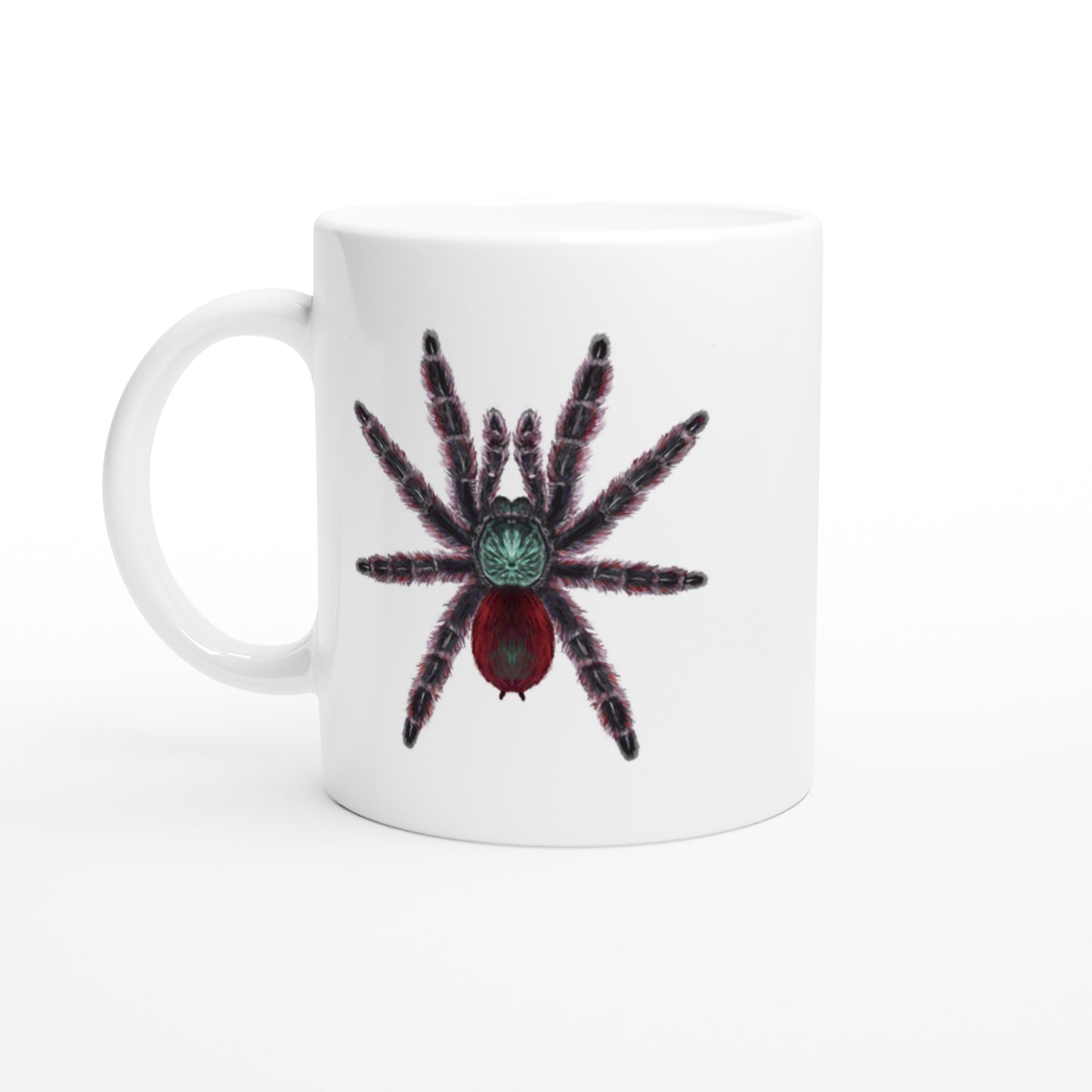 Antilles Pinktoe Tarantula, Caribena Versicolor, Ceramic Graphic Mug