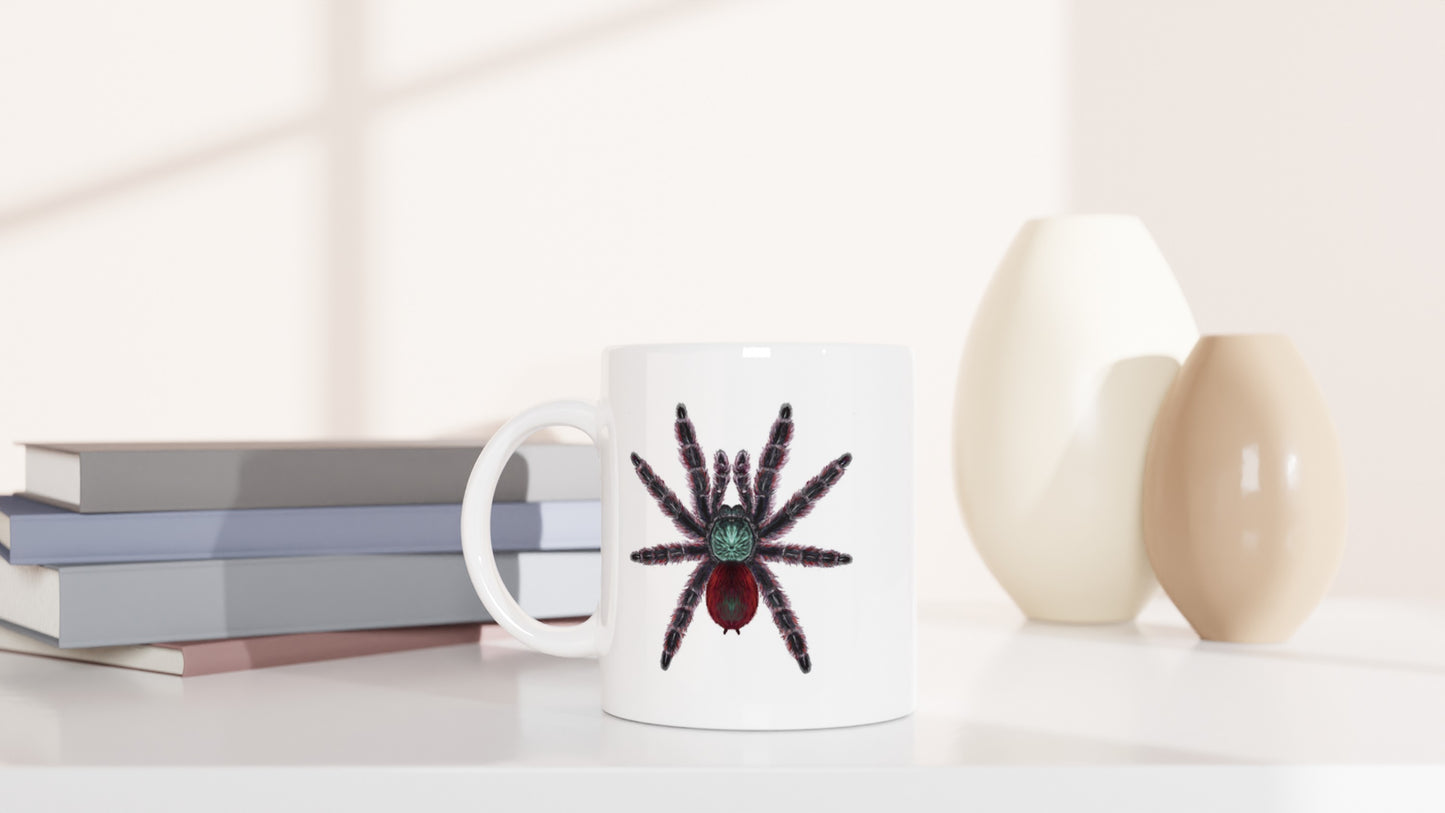 Antilles Pinktoe Tarantula, Caribena Versicolor, Ceramic Graphic Mug