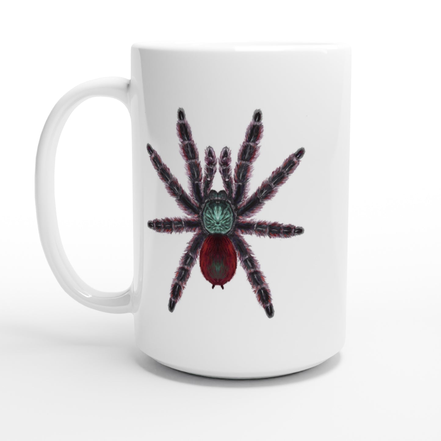 Antilles Pinktoe Tarantula, Caribena Versicolor, Ceramic Graphic Mug
