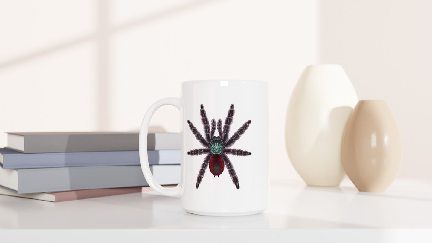 Antilles Pinktoe Tarantula, Caribena Versicolor, Ceramic Graphic Mug