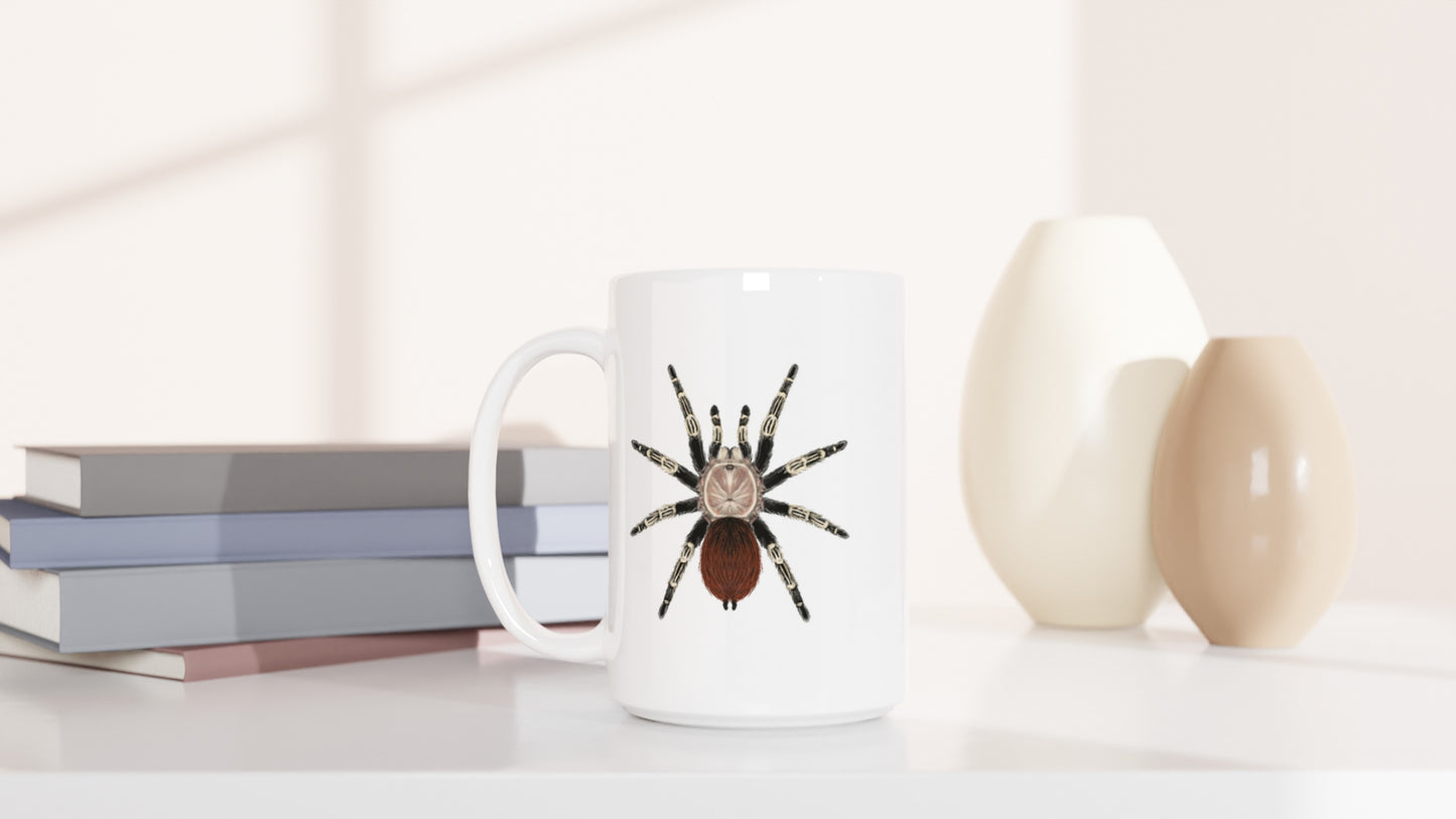Brazilian Red And Black Tarantula, Vitalius Chromatus, Ceramic Graphic Mug