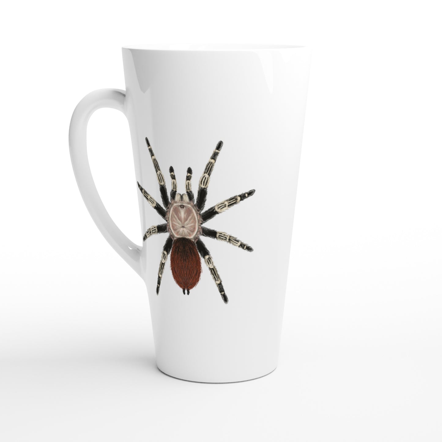 Brazilian Red And Black Tarantula, Vitalius Chromatus, Ceramic Graphic Mug