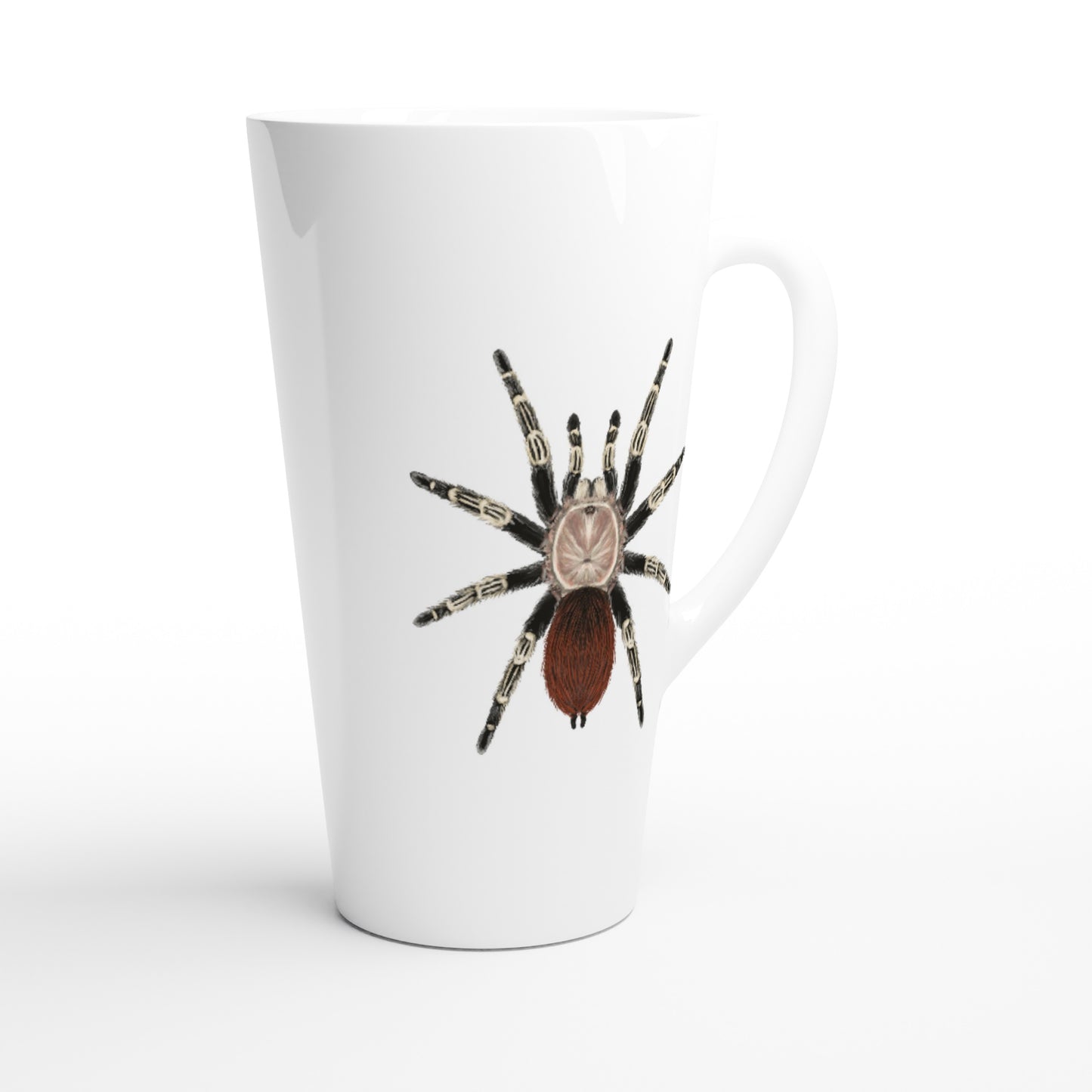 Brazilian Red And Black Tarantula, Vitalius Chromatus, Ceramic Graphic Mug