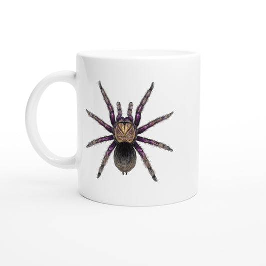Colombian Purple Bloom  Tarantula, Pamphobeteus Insignis, Ceramic Graphic Mug