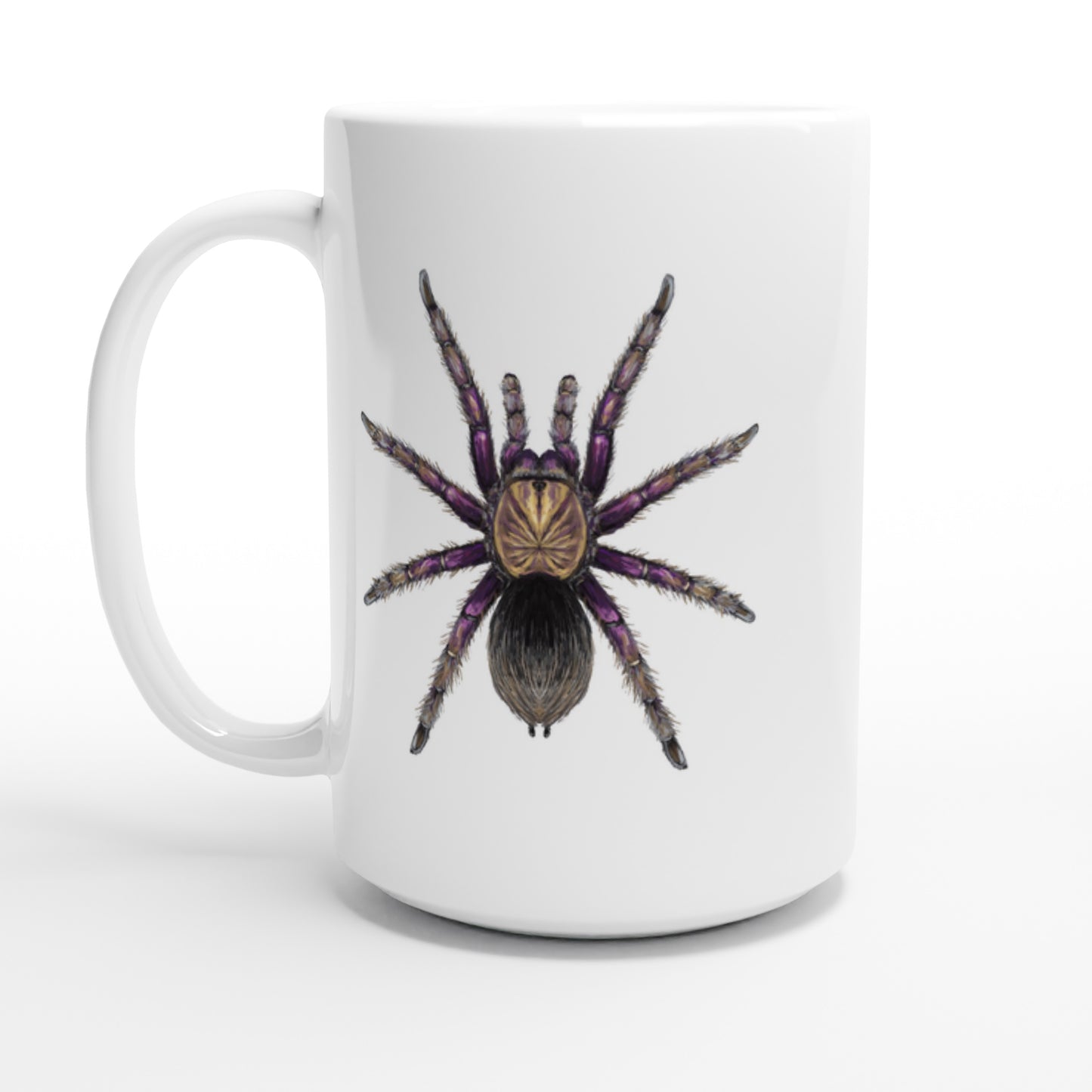 Colombian Purple Bloom  Tarantula, Pamphobeteus Insignis, Ceramic Graphic Mug