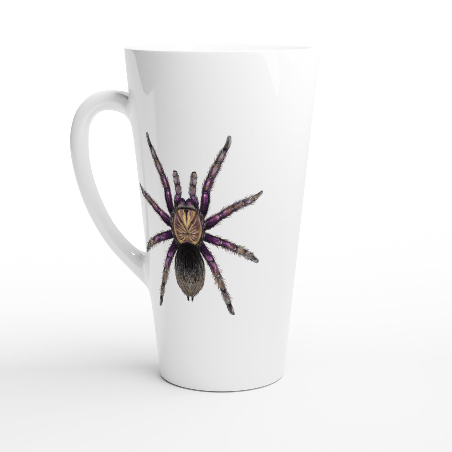Colombian Purple Bloom  Tarantula, Pamphobeteus Insignis, Ceramic Graphic Mug