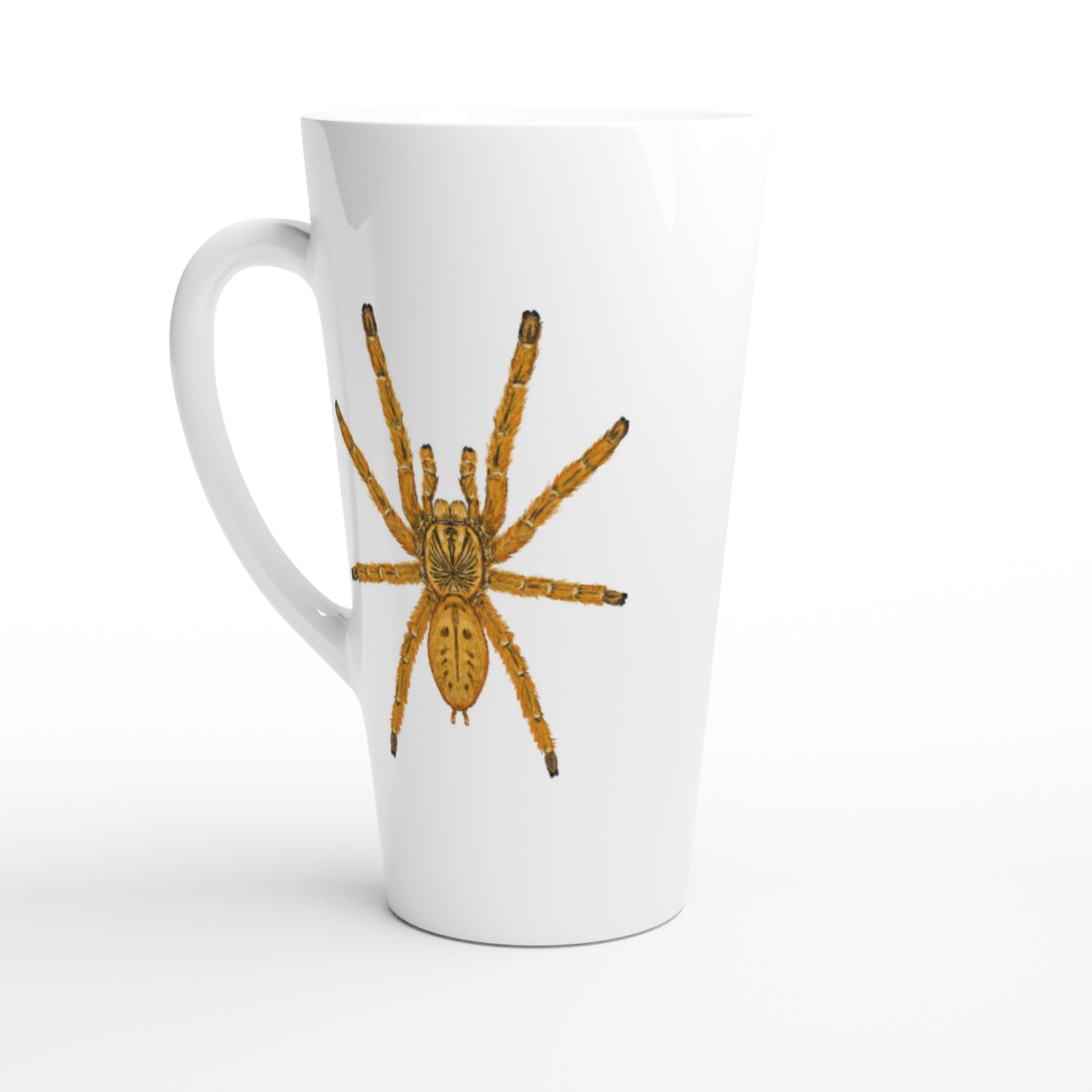 Orange Baboon Tarantula, Pterinochilus Murinus, Ceramic Graphic Mug from The Silk Ranch