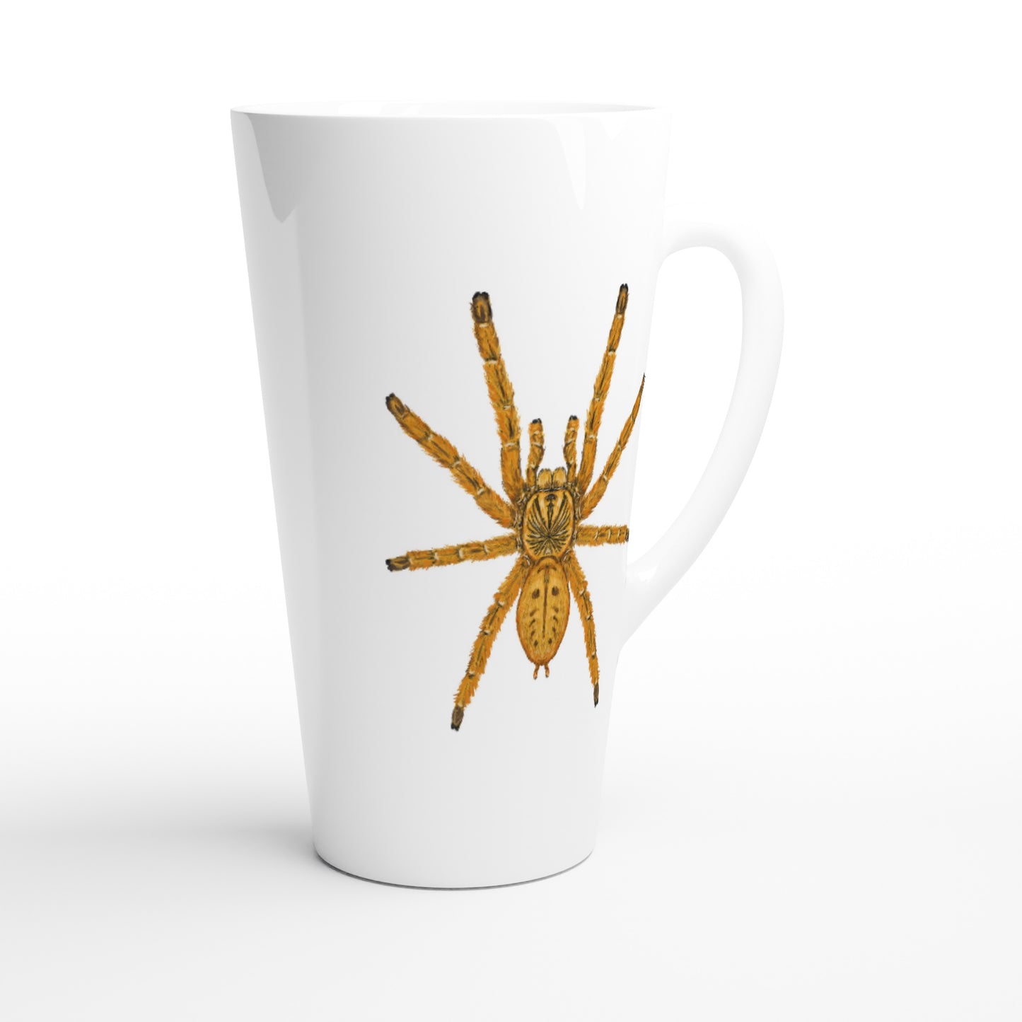 Orange Baboon Tarantula, Pterinochilus Murinus, Ceramic Graphic Mug from The Silk Ranch