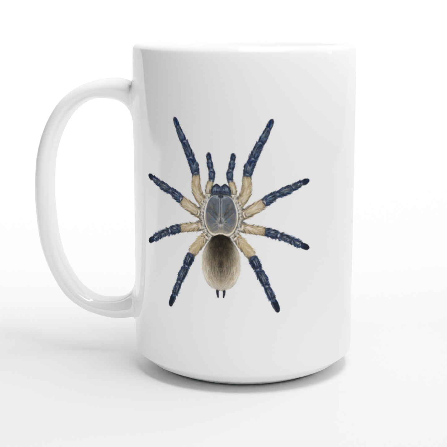 Socotra Island Blue Baboon Tarantula, Monocentropus Balfouri, Ceramic Graphic Mug