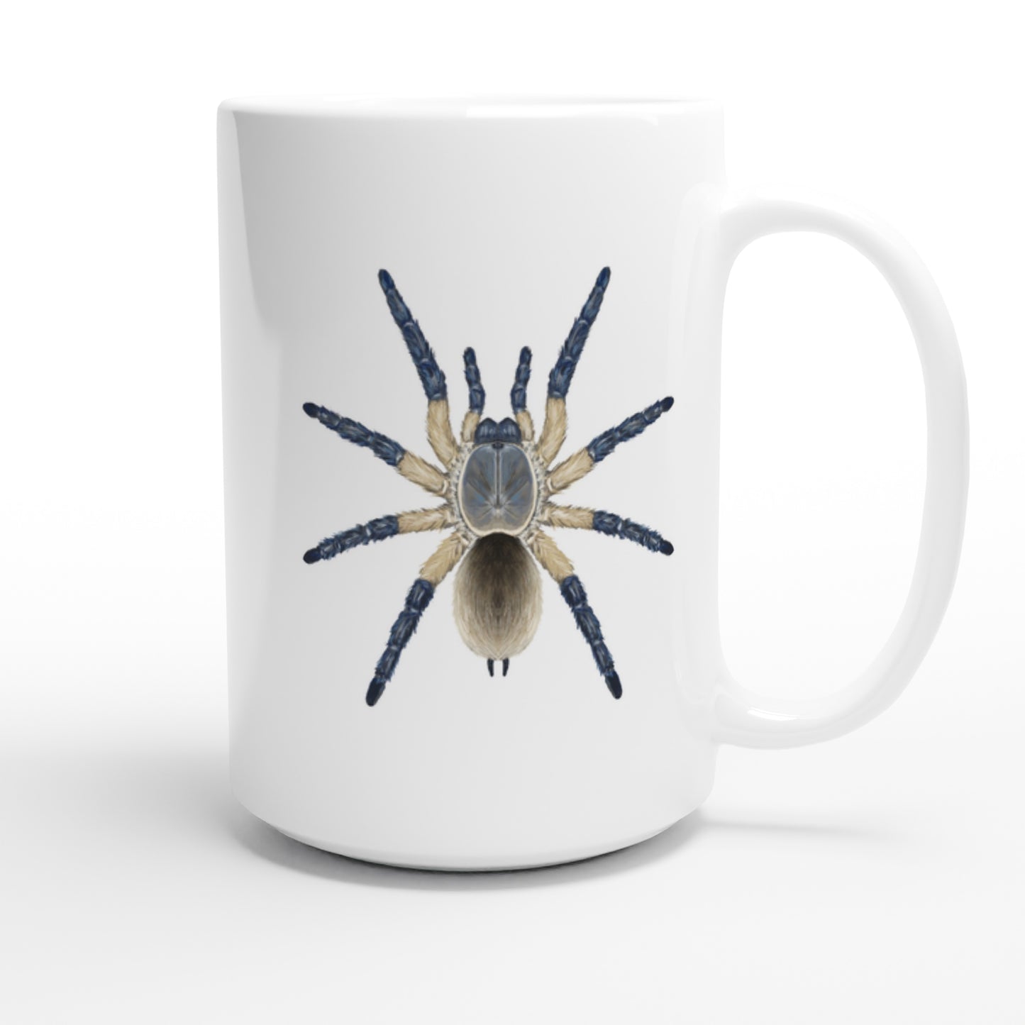 Socotra Island Blue Baboon Tarantula, Monocentropus Balfouri, Ceramic Graphic Mug