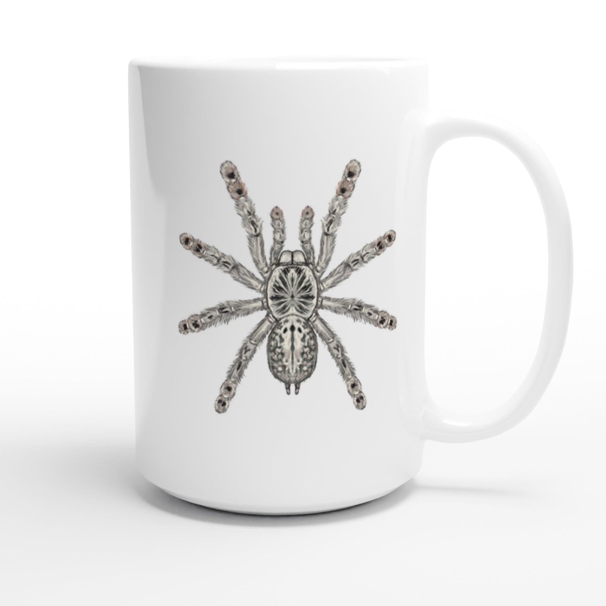 Togo Starburst Tarantula, Heteroscodra Maculata, Ceramic Graphic Mug from The Silk Ranch