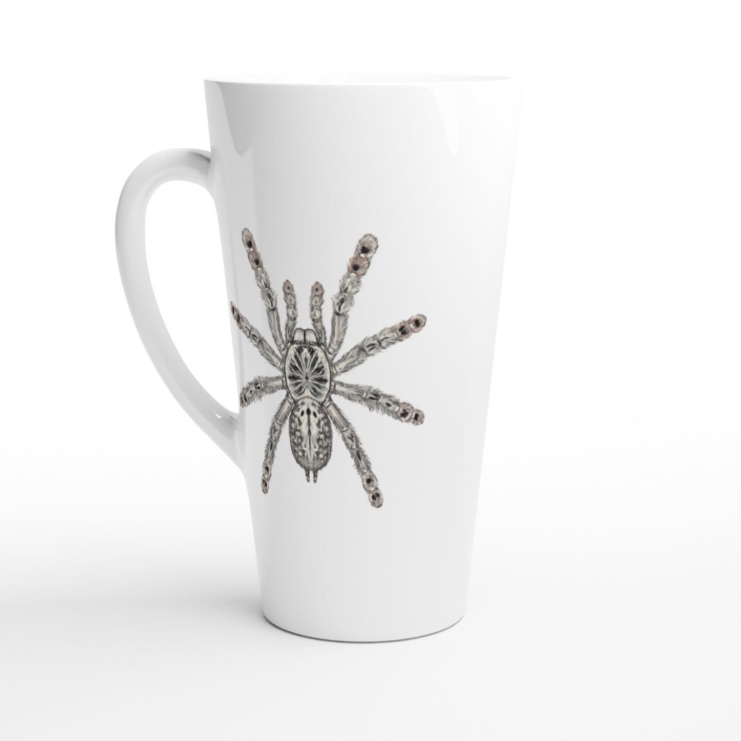Togo Starburst Tarantula, Heteroscodra Maculata, Ceramic Graphic Mug from The Silk Ranch