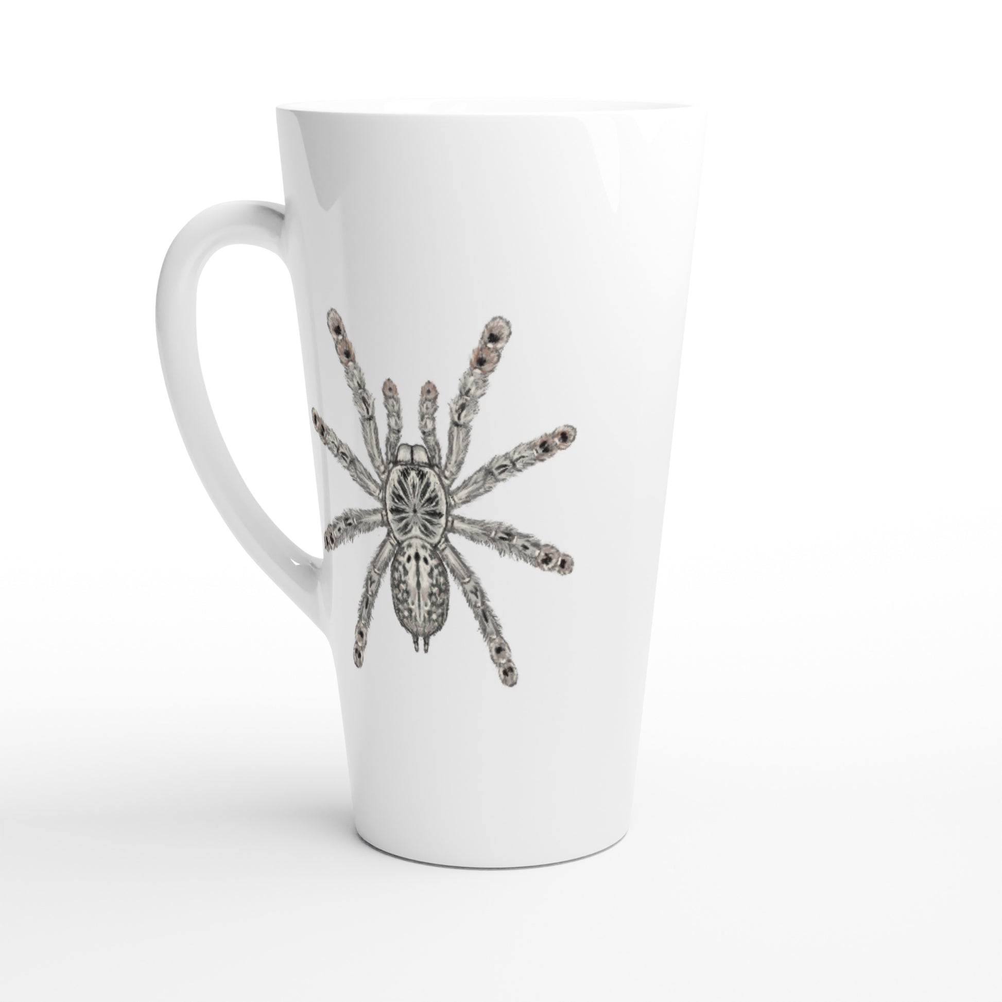 Togo Starburst Tarantula, Heteroscodra Maculata, Ceramic Graphic Mug from The Silk Ranch
