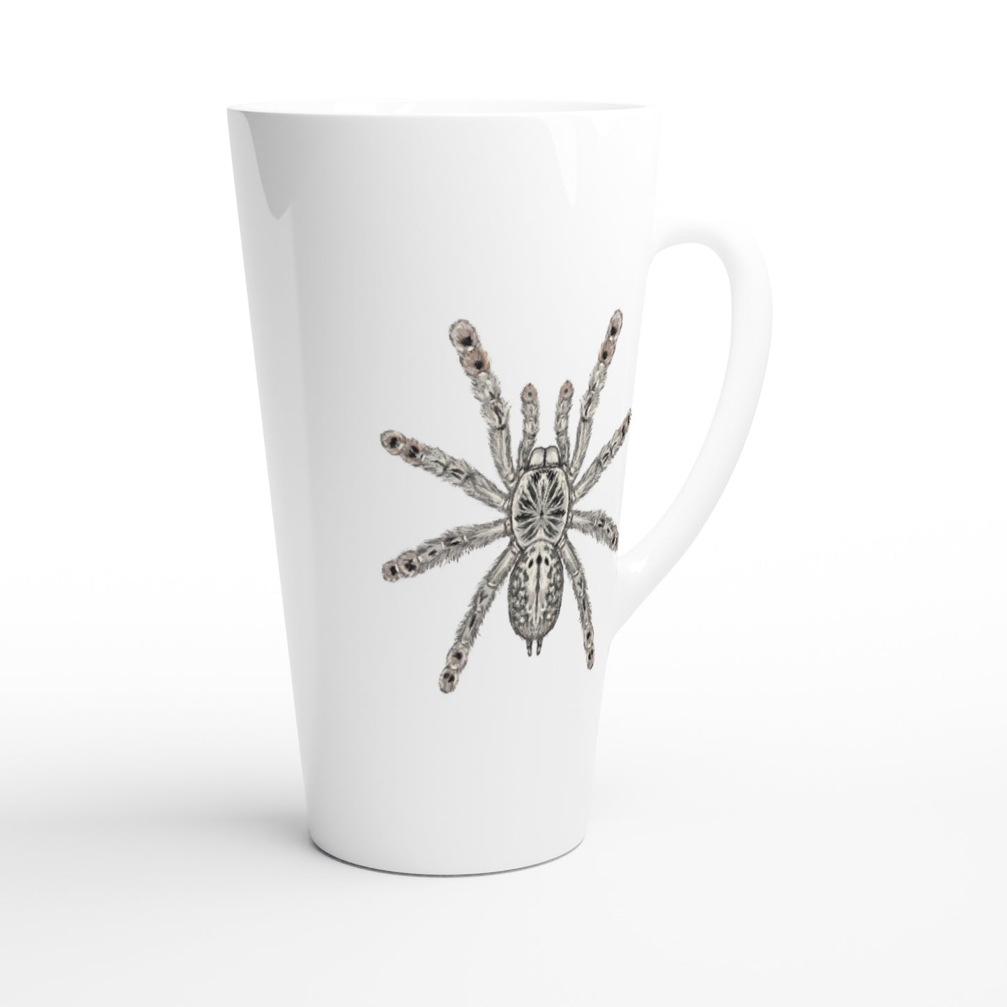 Togo Starburst Tarantula, Heteroscodra Maculata, Ceramic Graphic Mug from The Silk Ranch