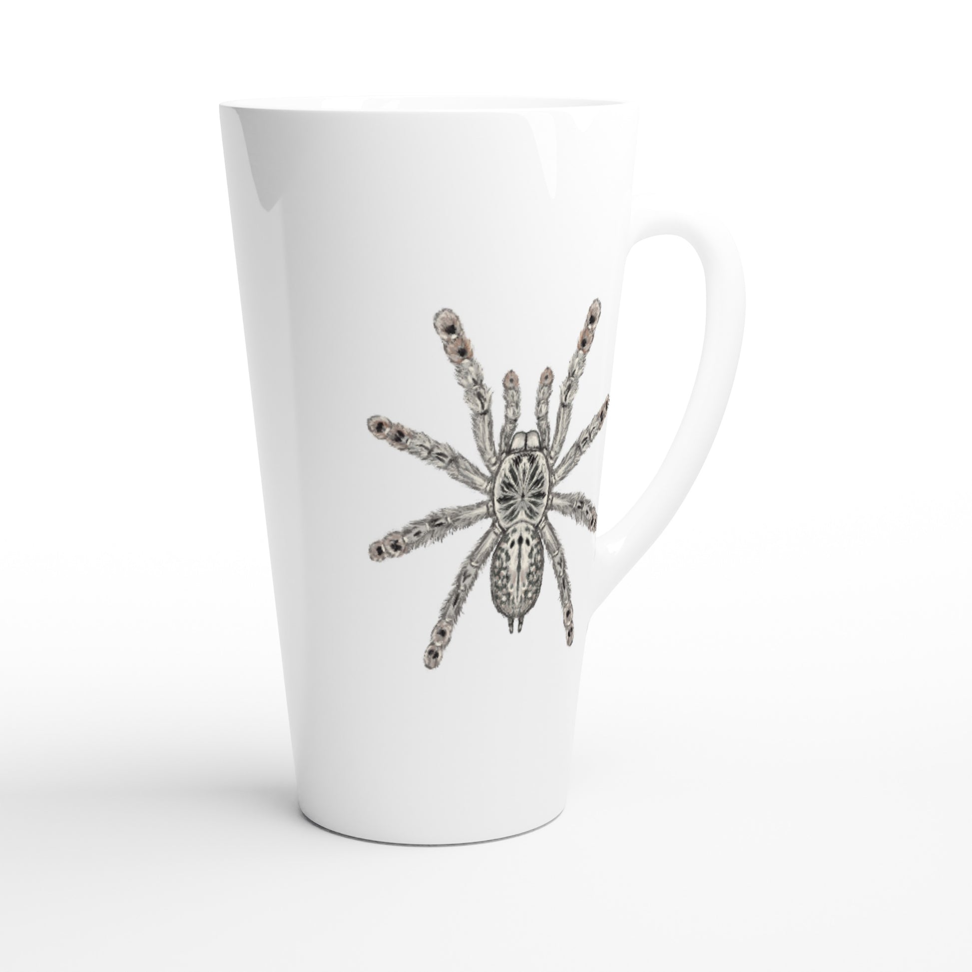 Togo Starburst Tarantula, Heteroscodra Maculata, Ceramic Graphic Mug from The Silk Ranch