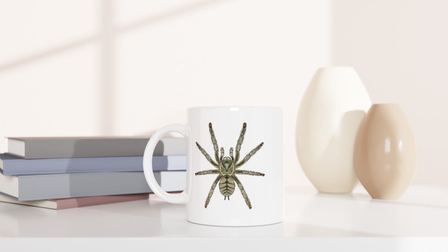 Trinidad Chevron Tarantula, Psalmopoeus Cambridgei, Ceramic Graphic Mug